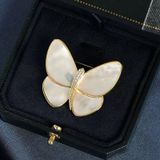 Cài áo ACA09 bướm trắng viền vàng – Thanh thoát tinh tế, sang trọng nhẹ nhàng ✨ 