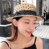  Nón NCC23 56–58cm – Nón cói vintage, form đứng cá tính 