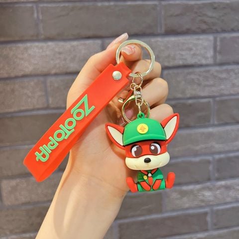  Móc khoá MK0024  Zootopia Judy & Nick 