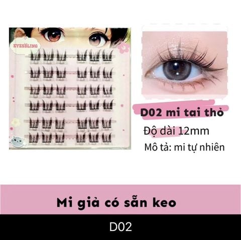  Bộ Mi keo sẵn HNM04 - Mi giả Tự Nhiên, Dễ Gắn 