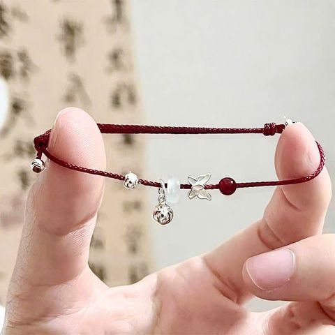  Vòng tay dây TVC01 – MÀU ĐỎ MAY MẮN – CHARM XINH XẮN 