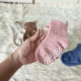  Vớ VOV007 cho bé  4-6 tuổi chống trượt, mềm thoáng, tông pastel siêu xinh 