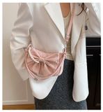  Túi xách XTT04 Xếp nơ điệu đà, phong cách Hàn trendy 