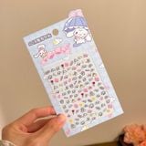  Bộ TMN01 dán móng tay cute hoạt hình – Sticker nail dễ thương nhiều mẫ 