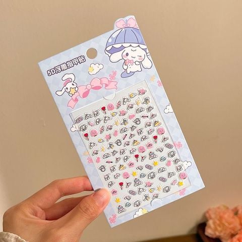  Bộ TMN01 dán móng tay cute hoạt hình – Sticker nail dễ thương nhiều mẫ 