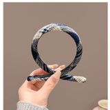  Cài tóc BDD022 Vải Caro Tweed Thanh Lịch – Phong Cách Hàn Quốc 