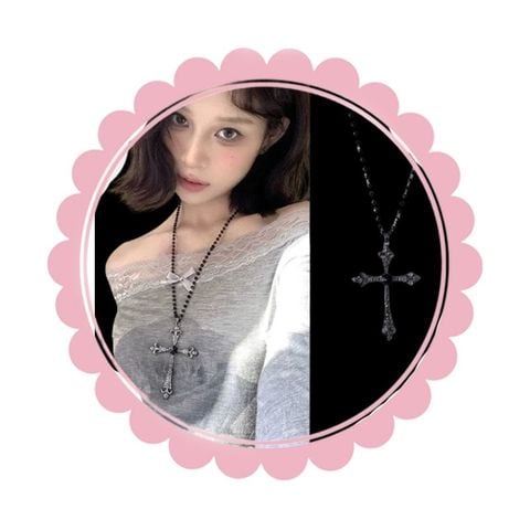  Dây chuyền DVC0047 - dây chuyền Thánh Giá cá tính 