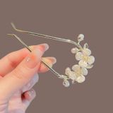  Trâm cài tóc KTT0035 – Tuyết hoa trắng ngọc trai tinh khôi, thanh lịch 