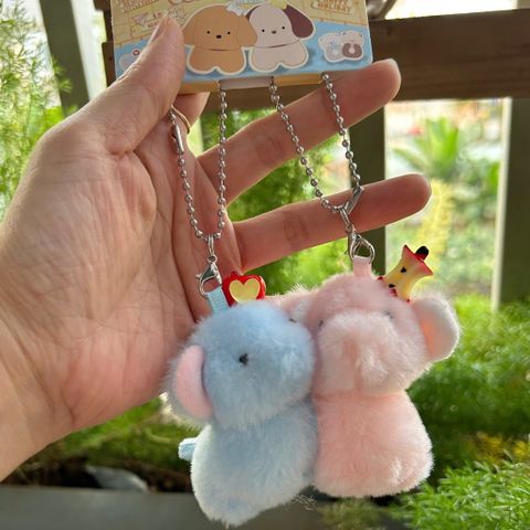  Móc khoá MK007 Thú Nhồi Bông Mini Đôi – Siêu Mềm, Cute & Dễ Phối 