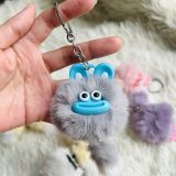  Móc khóa thú bông MK0016 – Lông xù siêu cute, màu sắc đa dạng, hot trend 