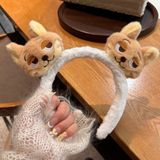  Băng đô BDD037 Headband Lông Xù Gắn Bé Thỏ/Cáo 