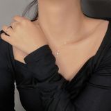  Dây chuyền DVC0040 Mặt Thánh Giá Đính Đá 