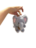  Móc Khóa Voi Nhồi Bông Tinh Nghịch MK005 – Siêu Dễ Thương, Mềm Mại, Treo Balo Là Mê Luôn! ✨ 