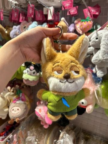  Móc Khóa MK007 – Cáo Khờ Khạo & Thỏ Thông Minh 