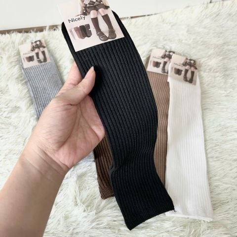  Vớ VOV0010  cho bé cổ cao gân basic cho bé – phối đồ dễ, 5 màu xin 