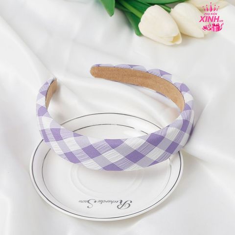  Cài tóc Caro 2.5cm BDD07  Chuẩn Vibe Nàng Thơ 