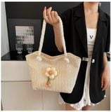  Túi xách XTT0013 Cói Hoa Đính – Thanh Lịch Nhẹ Nhàng, Phong Cách Tiểu Thư 