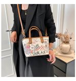  Túi xách XTT06 Tote mini họa tiết trẻ trung, 2in1 siêu tiện 