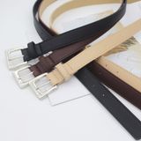  Thắt lưng MUNN04 Bản Nhỏ Khóa Vuông Basic – Nhẹ, Gọn, Dễ Phối Đồ 