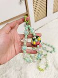  Dây đeo DTC03 điện thoại  charm cao cấp Mix xanh mint tươi trẻ, xinh chuẩn Hàn 