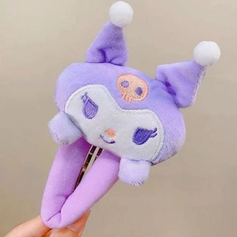  Kẹp Tóc KTT0061  Plush Sanrio – Melody / Cinnamoroll / Kuromi Siêu Cute 