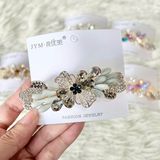  Kẹp Tóc  KTT0063 Đính Đá & Ngọc Trai – Phụ Kiện Sang Chảnh 