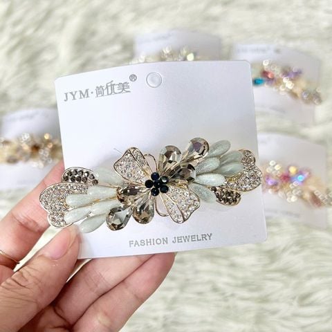  Kẹp Tóc  KTT0063 Đính Đá & Ngọc Trai – Phụ Kiện Sang Chảnh 