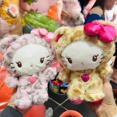  Kitty beo CGC041- lông mịn 25cm Họa Tiết Báo Đốm Sang Chảnh, 