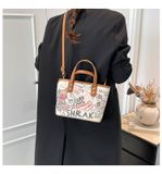  Túi xách XTT06 Tote mini họa tiết trẻ trung, 2in1 siêu tiện 