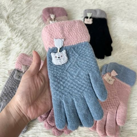  Bao tay VOV005 – Ấm mềm, phối màu pastel xinh, cảm ứng tiện lợi 