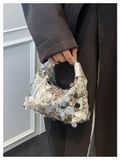  Túi xách XTT010 Sequins Trắng – Lấp Lánh, Cực Trend Đi Chơi & Party 