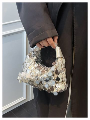  Túi xách XTT010 Sequins Trắng – Lấp Lánh, Cực Trend Đi Chơi & Party 