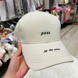  Nón NCC0321 PASS All The Pass – Sang Xịn Mịn, Dễ Phối Đồ, Unisex 