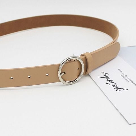 Thắt lưng MUNN02 Khóa Tròn Basic – Dễ Phối Đồ, Bền Đẹp Mỗi Ngày 