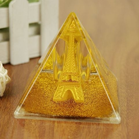  Cầu trang trí để bàn CTT11 – Pha lê tháp Eiffel ánh vàng sang trọng ✨ 