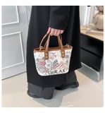  Túi xách XTT06 Tote mini họa tiết trẻ trung, 2in1 siêu tiện 