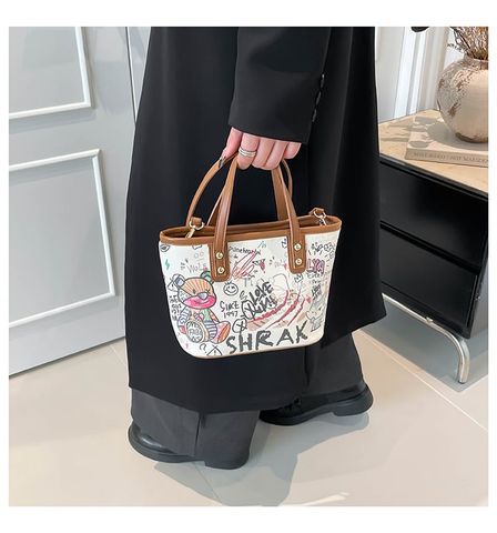  Túi xách XTT06 Tote mini họa tiết trẻ trung, 2in1 siêu tiện 