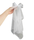 Kẹp tóc KTVL01 - Nơ voan lưới , cô dâu ,cho bé 