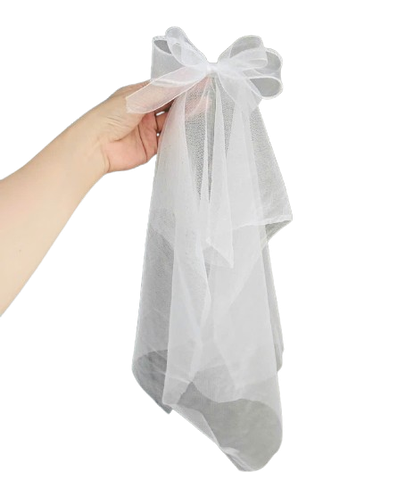 Kẹp tóc KTVL01 - Nơ voan lưới , cô dâu ,cho bé 