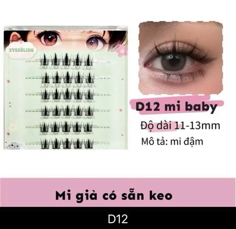  Bộ mi keo sẵn HNM04 -Tự Nhiên, Dễ Gắn 
