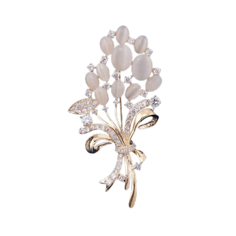  Cài áo ACA010 bó hoa ngọc trai – Thanh lịch tinh tế, sang trọng nổi bật ✨ 