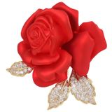  Cài áo ACA011 hoa hồng đỏ – Điểm nhấn quyến rũ, sang trọng nổi bật ✨ 