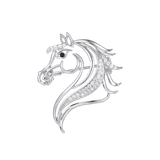  Cài áo  ACA012 ngựa đính đá – Cá tính mạnh mẽ, sang trọng cuốn hút ✨ 