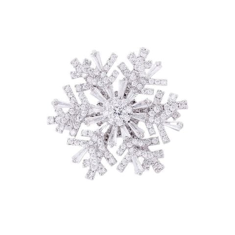 Cài áo ACA07 hoa tuyết pha lê – Lấp lánh tinh khôi, nổi bật thanh lịch ❄️✨ 