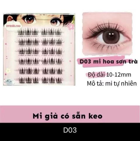  Bộ Mi keo sẵn HNM04 - Mi giả Tự Nhiên, Dễ Gắn 