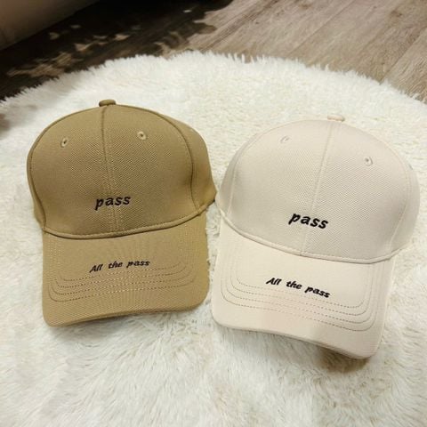  Nón NCC0321 PASS All The Pass – Sang Xịn Mịn, Dễ Phối Đồ, Unisex 
