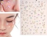  Sticker Dán Lấp Lánh Makeup DLL01 – 8 Mẫu Hot Trend Cho Trang Điểm & Nail Art ✨ 
