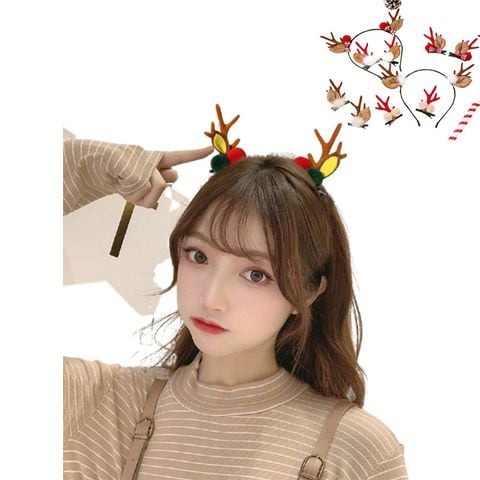  Băng đô Noel BDD01 – Phụ kiện dễ thương cho mùa lễ hội Giáng Sinh ✨ 