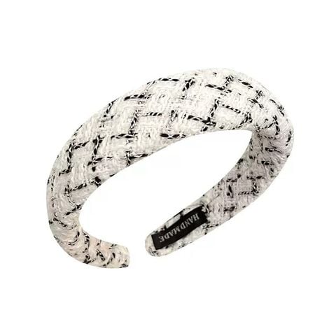  Cài tóc Tweed Bản Dày Sang Chảnh BDD019 – Thanh Lịch Chuẩn Tiểu Thư 