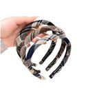  Cài tóc BDD022 Vải Caro Tweed Thanh Lịch – Phong Cách Hàn Quốc 